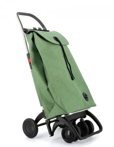 Coș de cumpărături Rolser I-MAX TWEED Folding-green