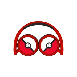 Słuchawki bezprzewodowe z mikrofonem OTL Technologies Pokémon Pokeball Wireless Dla Dzieci Nauszne Czerwony