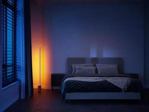 Lampa stojąca Philips Hue White and Colour Ambiance Gradient Signe brązowy