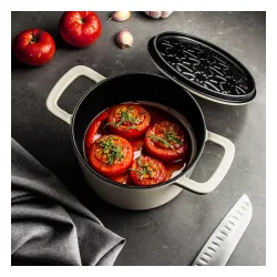 FISSLER Moments 2,6 l - garnek żeliwny z pokrywką