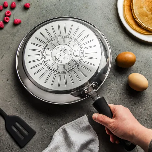 TEFAL Duetto Plus 25 cm czarna - patelnia do naleśników nieprzywierająca