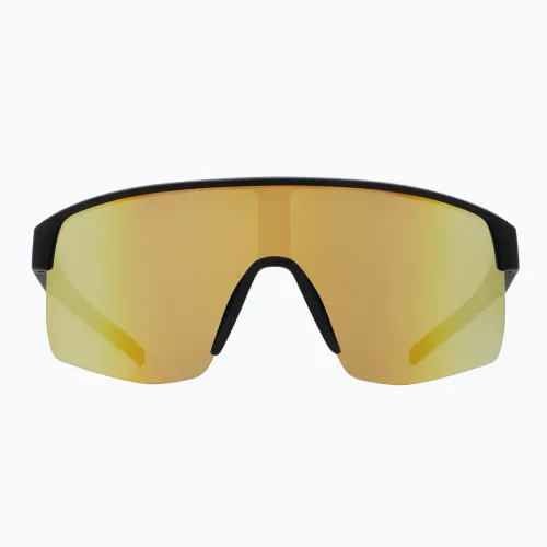 Okulary przeciwsłoneczne Red Bull SPECT Dakota black/brown with pink yellow mirror