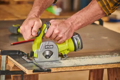 Дисковая пила Аккумуляторная Ryobi R18MMS-120S