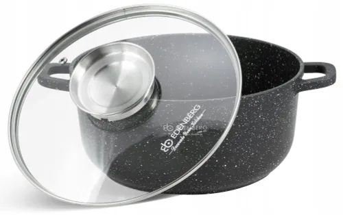 Garnki marmurowe 6el zestaw komplet garnków 8140