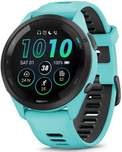 Zegarek sportowy GARMIN Forerunner 265 46mm Turkusowy