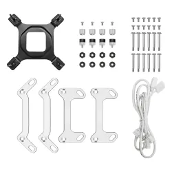 Chłodzenie DeepCool Mystique 360 WH ARGB Biały