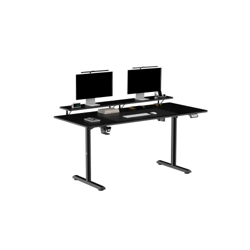 Biurko Ultradesk HIGHLANDER XXL 160cm Regulacja wysokości Czarny