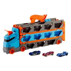 Hot Wheels Wyścigowy transporter 2w1 (GVG37)