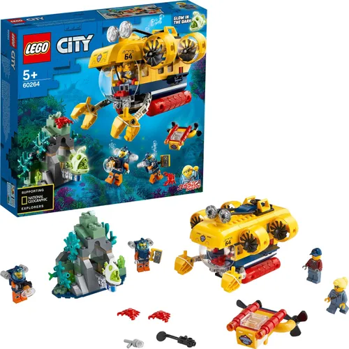 Конструктор Lego City подводная лодка исследователей океана (60264)