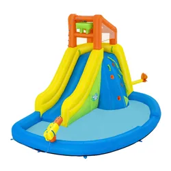 Dmuchany plac zabaw Bestway XXL dla dzieci zjeżdżalnia 435x286x267 cm