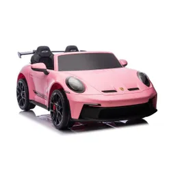 Samochód Na Akumulator Dla 2 Dzieci Porsche 911 Gt3 24V Eva LED 2 Silniki