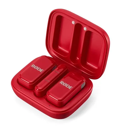 System bezprzewodowy RODE Wireless Micro USB-C Dookólny Czerwony