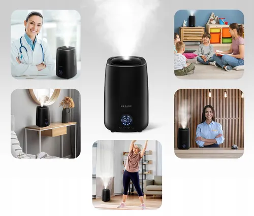 Nawilżacz ultradźwiękowy MOZANO Ultrasonic Czarny