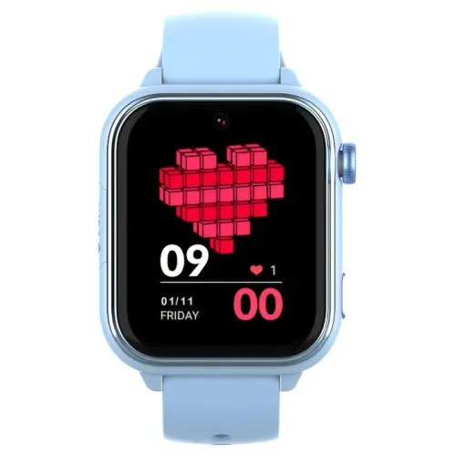 Smartwatch Kiano Watch Alpha Kid Funkcje AI GPS 4G Niebieski