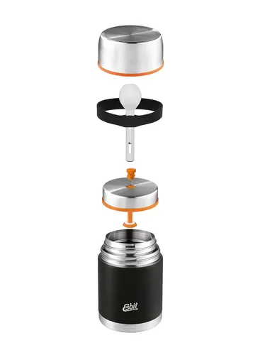 Termos obiadowy Esbit Classic Food Jug with Cutlery Set 0,5L - black