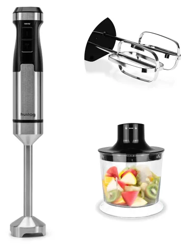 Blender Huslog HUS1048 1500W Rozdrabniacz Końcówka do ubijania