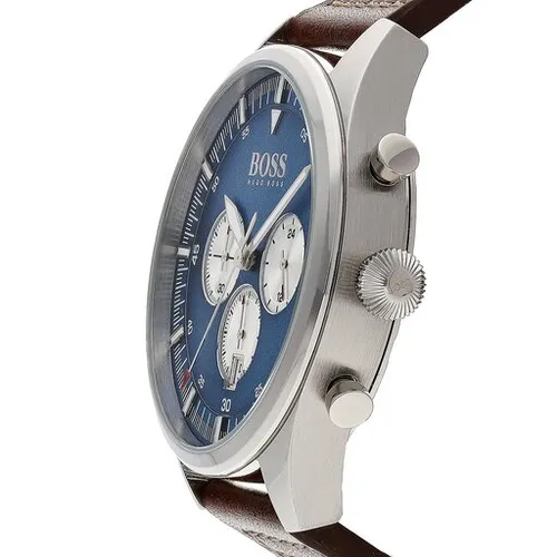 Boss Pioneer Kronograf Saati 1513709 Brown / Silver