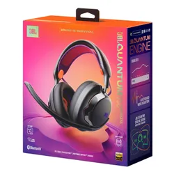 Słuchawki JBL Quantum 950 Bezprzewodowe, Nauszne, ANC, Dźwięk przestrzenny Czarno-fioletowy