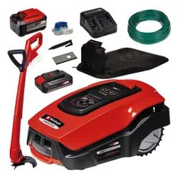 Robot koszący EINHELL Freelexo 600 BT + Podkaszarka akumulatorowa GC-CT 18/24 Li P