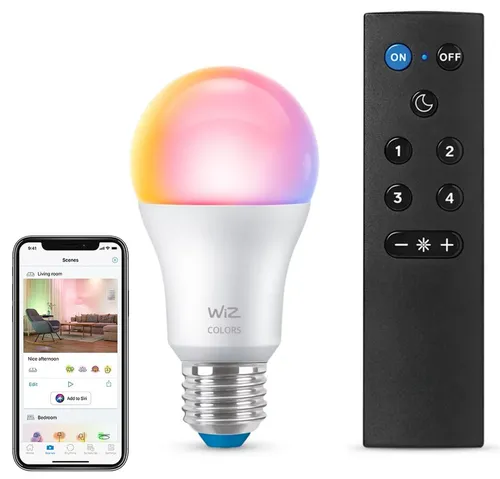 Inteligentna żarówka LED WIZ 8.5 W E27 A60 (60 W) + Pilot
