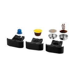 Ekspres Raven EEK001C Czarny 3 adaptery do kawy