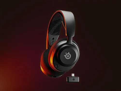 Słuchawki bezprzewodowe z mikrofonem SteelSeries Arctis Nova 4 Nauszne Czarny