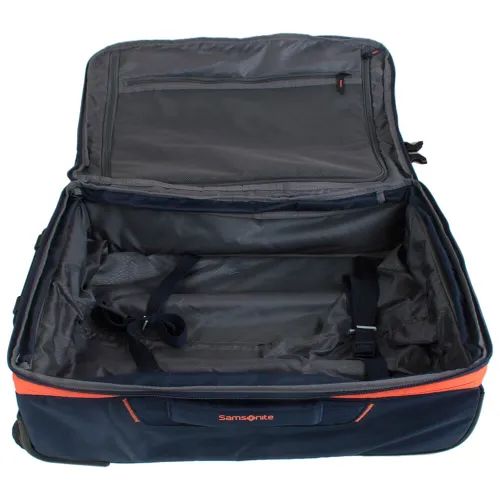 Walizka torba na kółkach Samsonite Explorall 2.0 - blue / orange