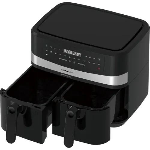 Air Fryer Frytkownica beztłuszczowa TAURUS AF2600D z podwójnym koszem Czarny
