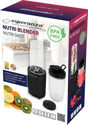 Blender kielichowy ESPERANZA Nutri Shot EKM029