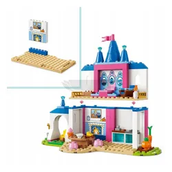 LEGO Disney 43283 Zamek Kopciuszka i jej zwierzęcych przyjaciół