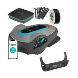 Robot koszący GARDENA Silano Life 1000 + Uchwyt naścienny GARDENA 4045-60
