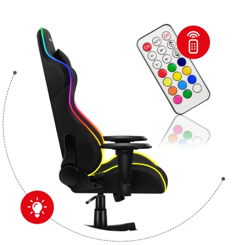 Fotel HUZARO Force 6.3 RGB Mesh