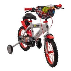 Rower dziecięcy HUFFY Marvel Avengers 14 cali dla chłopca Srebrny