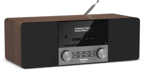 Radioodbiornik TechniSat DigitRadio 3 Radio FM DAB+ Bluetooth Orzech