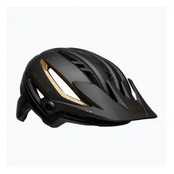 Kask rowerowy Bell Sixer Integrated MIPS fasthouse matte gloss black/gold
