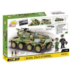 Cobi Klocki Klocki Historical Collection Sd.Kfz. 234/3 Stummel
