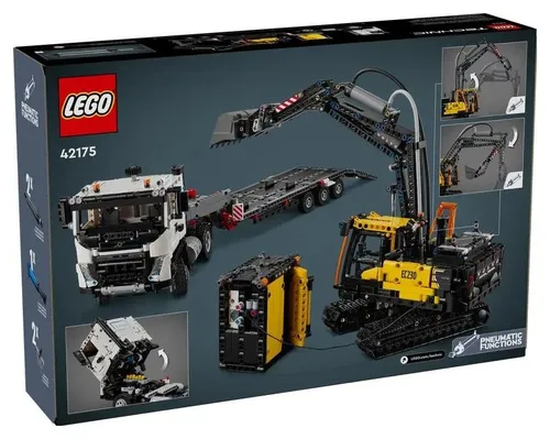 LEGO Technic 42175 грузовик Volvo FMX и экскаватор EC230 Electric