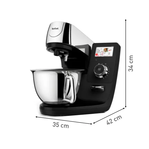 Robot planetarny Tefal I Coach Touch QB951837 1200W Waga Misa z pokrywą 5,5L