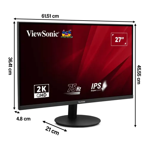 Monitor VIEWSONIC VA2708-2K-HD-2 27" 2560x1440px IPS 4 ms [GTG]