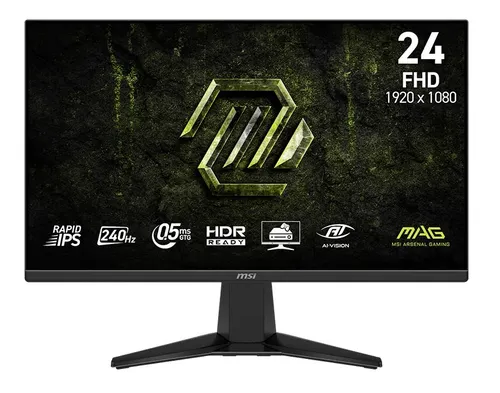 Monitor MSI Mag 245F X24 23.8" 1920x1080px IPS 240Hz 0.5 ms [GTG]