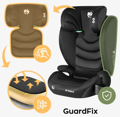 Fotelik samochodowy TULANO Joy 20 I-Size 100-150 cm (15-36 kg) Czarny