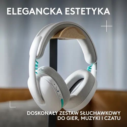 Słuchawki LOGITECH G325 Lightspeed Biały Bezprzewodowe, Nauszne