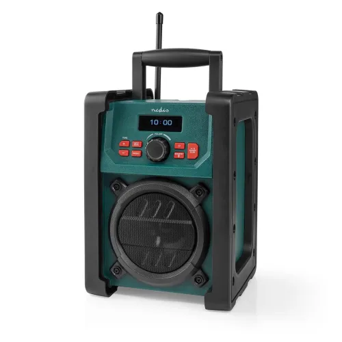 Radioodbiornik Nedis RDDB3100GN Radio FM DAB+ Bluetooth Czarno-zielony