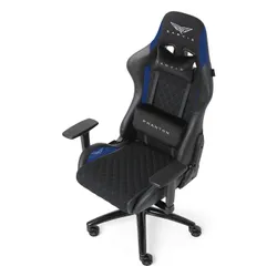 Fotel GAMVIS Phantom Large Czarny (niebieskie elementy)