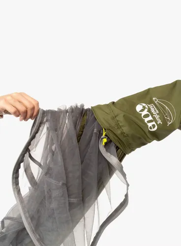 Hamak ENO JungleLink Hammock System - charcoal/evergreen