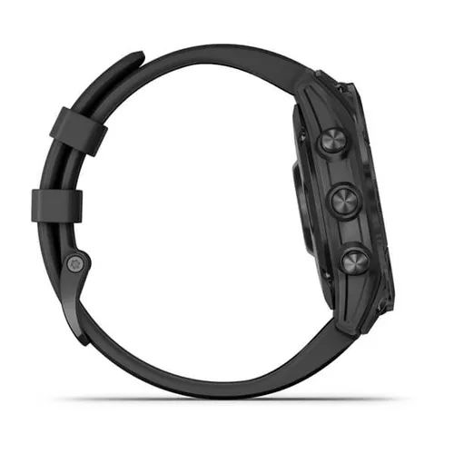 Смарт-часы Garmin FENIX 7 Solar серый с черным ремешком (010-02540-11)