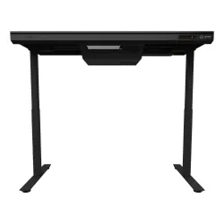 Biurko Lorgar Desk Elite 90 Series DE90G Blat Szklany140cm Regulacja wysokości Czarny