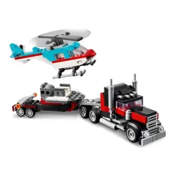 LEGO Creator 31146 грузовик с платформой и вертолетом P8