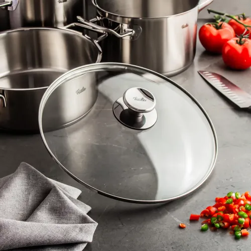 FISSLER 28 cm - pokrywka szklana