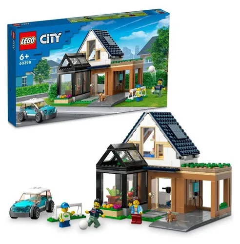 LEGO City 60398 aile evi ve elektrikli araç